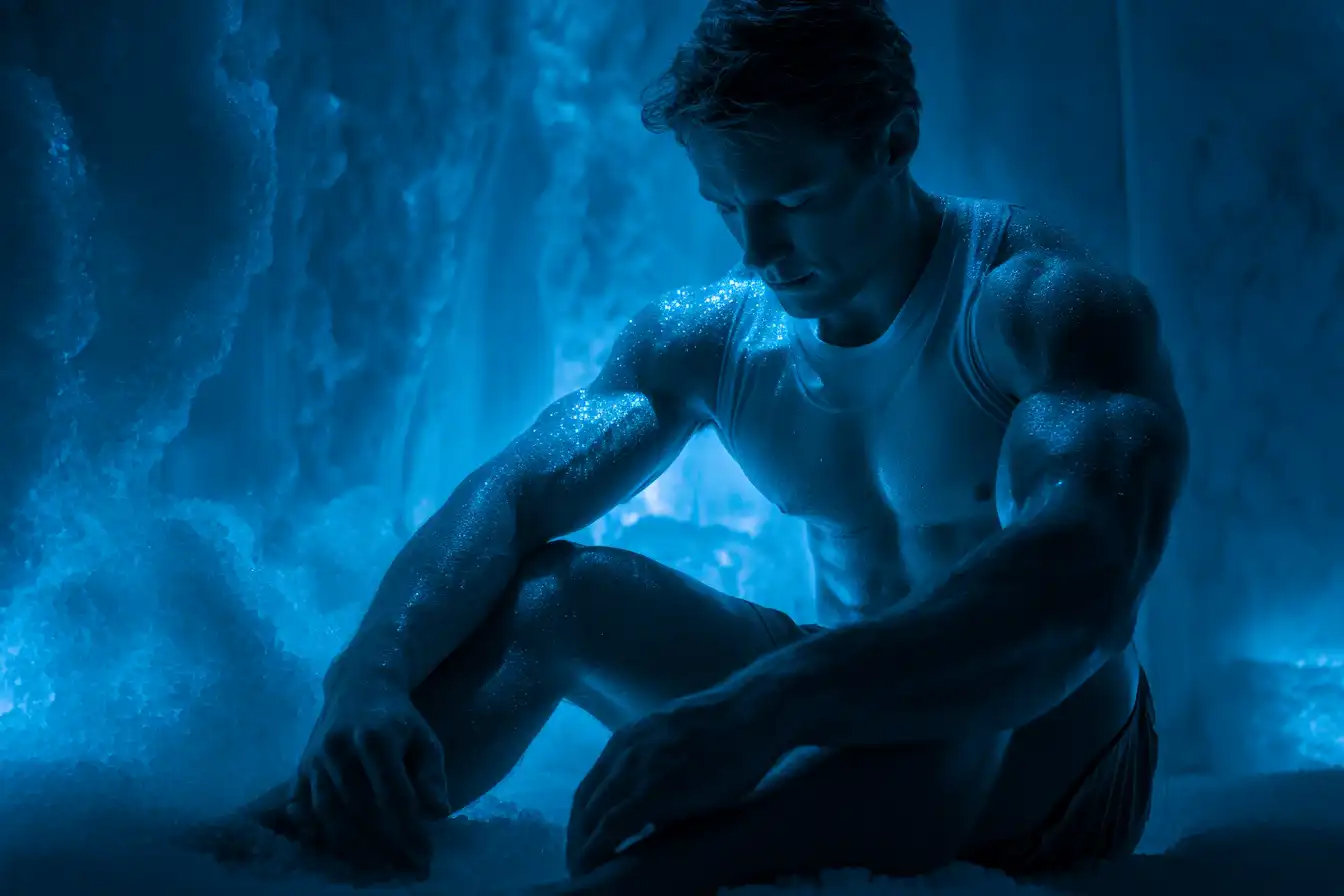 Sports and muscle recovery after workout using halotherapy